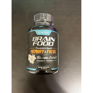 Snap Supplements Brain Booster Nootropics Supplement for Memory, Focus & Clarity, 60 Capsules