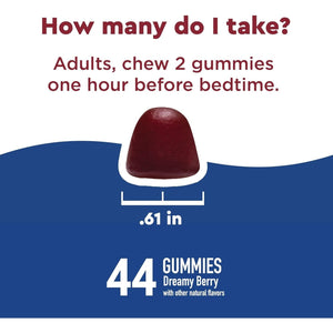 Nature Made Wellblends Sleep and Recover Aid with Melatonin 3Mg 44 Gummies