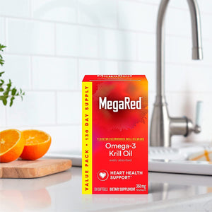 Megared - Omega-3 Krill Oil 350Mg Softgels (130 Count)