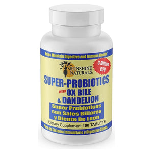 Super Probiotics Supplement. Improves Digestion, Gut Health, Immune System and Healthy Bowel Function 100 Capsules.