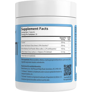 Gotrim® Thin – GLP-1 Support Supplement with Eriomin® Lemon Extract, Tribiome™ & Saffron 30 Capsules