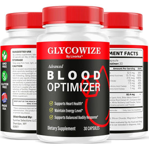 Glycowize Blood Optimizer - Advanced Optimizer Capsules, 30 Capsules