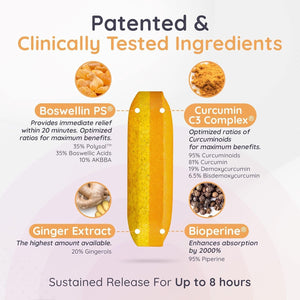 Fast-Acting Joint Supplement, 8-Hour Sustained Release, 120 Caplets - Sanjevani