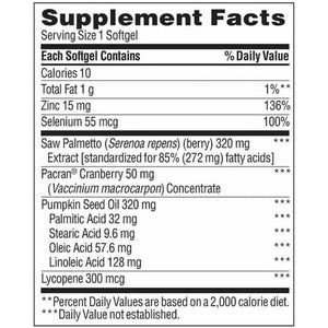 Trunature Saw Palmetto Prostate Health Complex with Zinc, Lycopene and Pumpkin Seed, 250 Softgels, with Voosel Weekly Pill Organizer