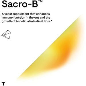 THORNE Sacro-B Probiotic - Support Gut Health, Immune Function & Constipation Relief Probiotics 60 Capsules