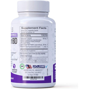 Theracurmin BID 300Mg W/Ginger & Bioperine (60Ct Bottle)