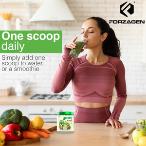 Forzagen Vegan Greens & Reds Superfood Powder - 35 Servings