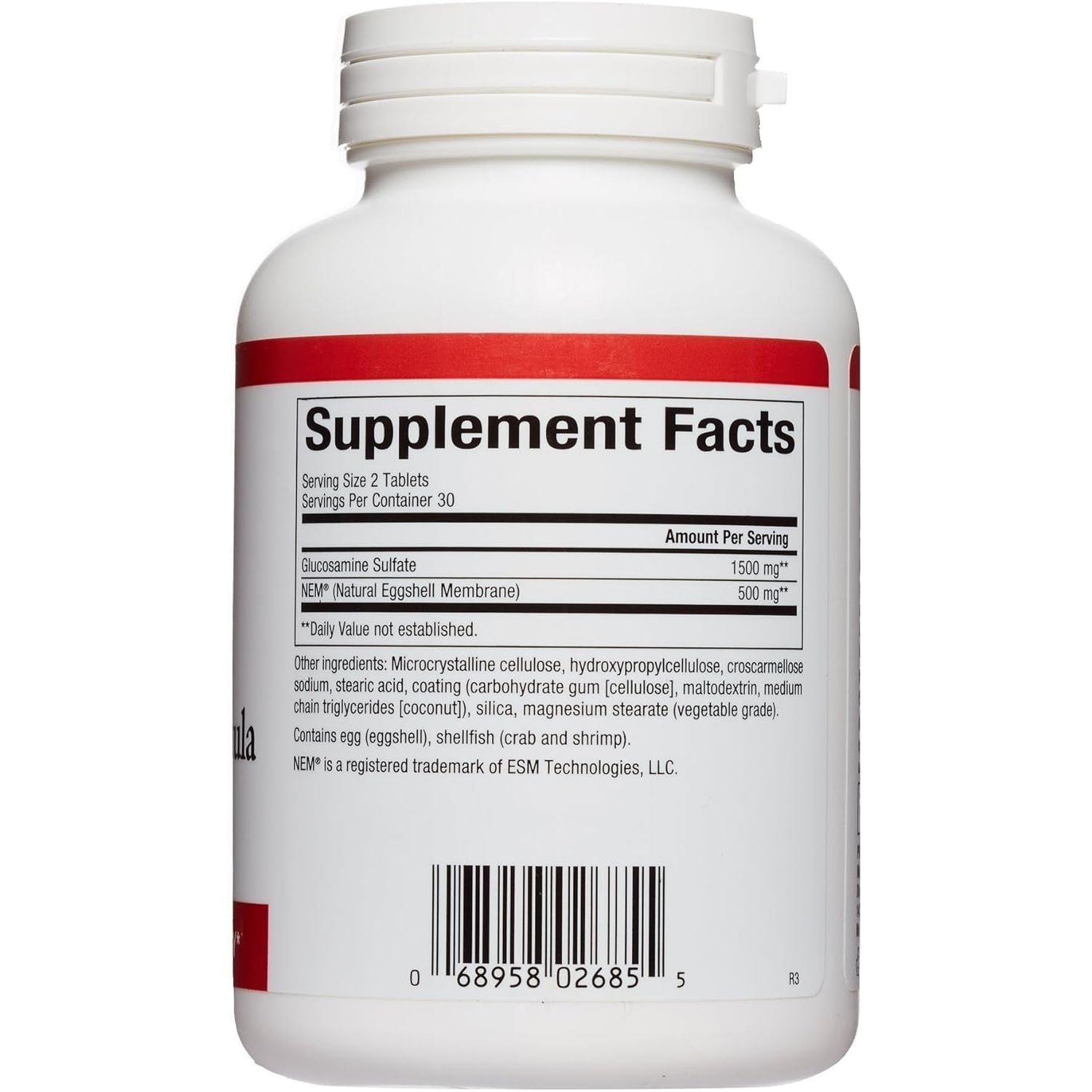 Natural Factors, NEM Knee & Joint Formula, Promotes Flexibility and Comfort, 60 Tablets