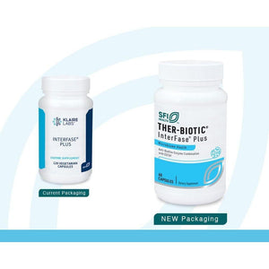 Klaire Labs Interfase plus - Gastrointestinal System, Gut Flora, Biofilm & Detox Support (60 Capsules).