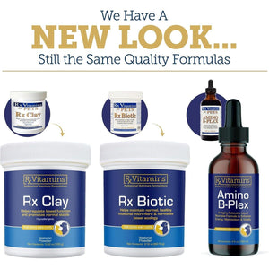 Rx Vitamins Amino B Plex for Pets - B Vitamin Complex plus Amino Acids for Dogs & Cats 2 Oz..