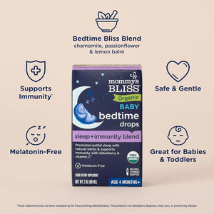 Mommy'S Bliss Organic Baby Bedtime Drops - Promotes Restful Night 2 Fl Oz