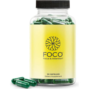 Think FOCO Capsules (13+) Focus Supplement for Teens & Adults - Natural Focus in 30 Minutes