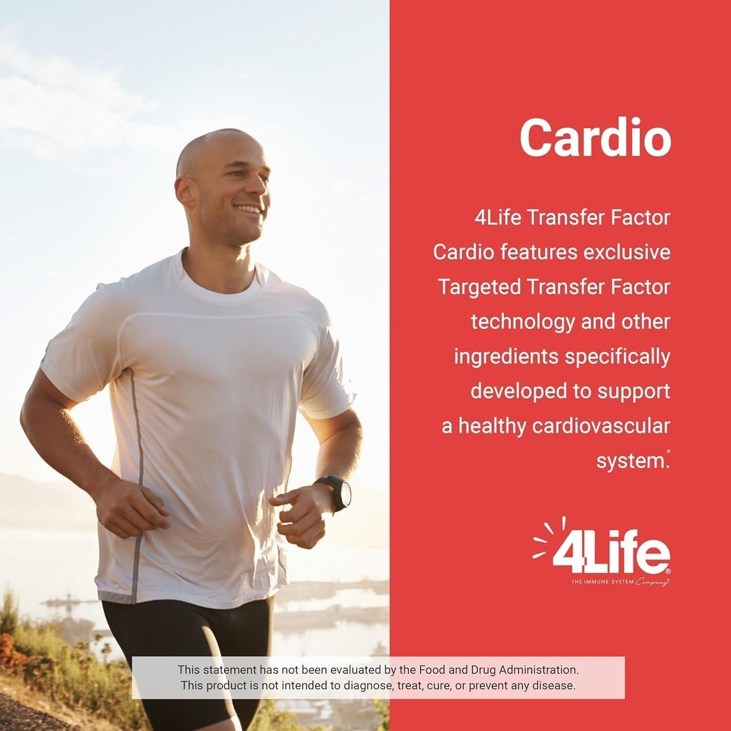4Life Transfer Factor Cardio - Targeted System Support with Ginkgo Biloba, Garlic, Red Yeast Rice, and Resveratrol - 90 Capsules