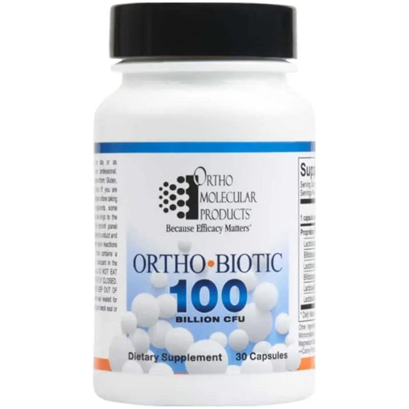 Ortho Molecular - Ortho Biotic 100 Billion CFU - 30 Capsules