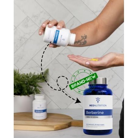 Berberine Supplement 1200Mg HCI - Supports Metabolic Health & Overall Wellness 60 Capsules