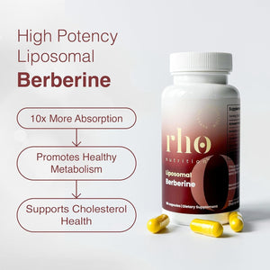 Liposomal Berberine Capsules – Supports Immune Function, Gut Health and Metabolic and Cardiovascular Health (60 Capsules)