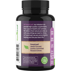 Forestleaf - Glucosamine & Chondroitin with MSM Complex, Turmeric, Hyaluronic Acid and Bromelain - 120 Capsules