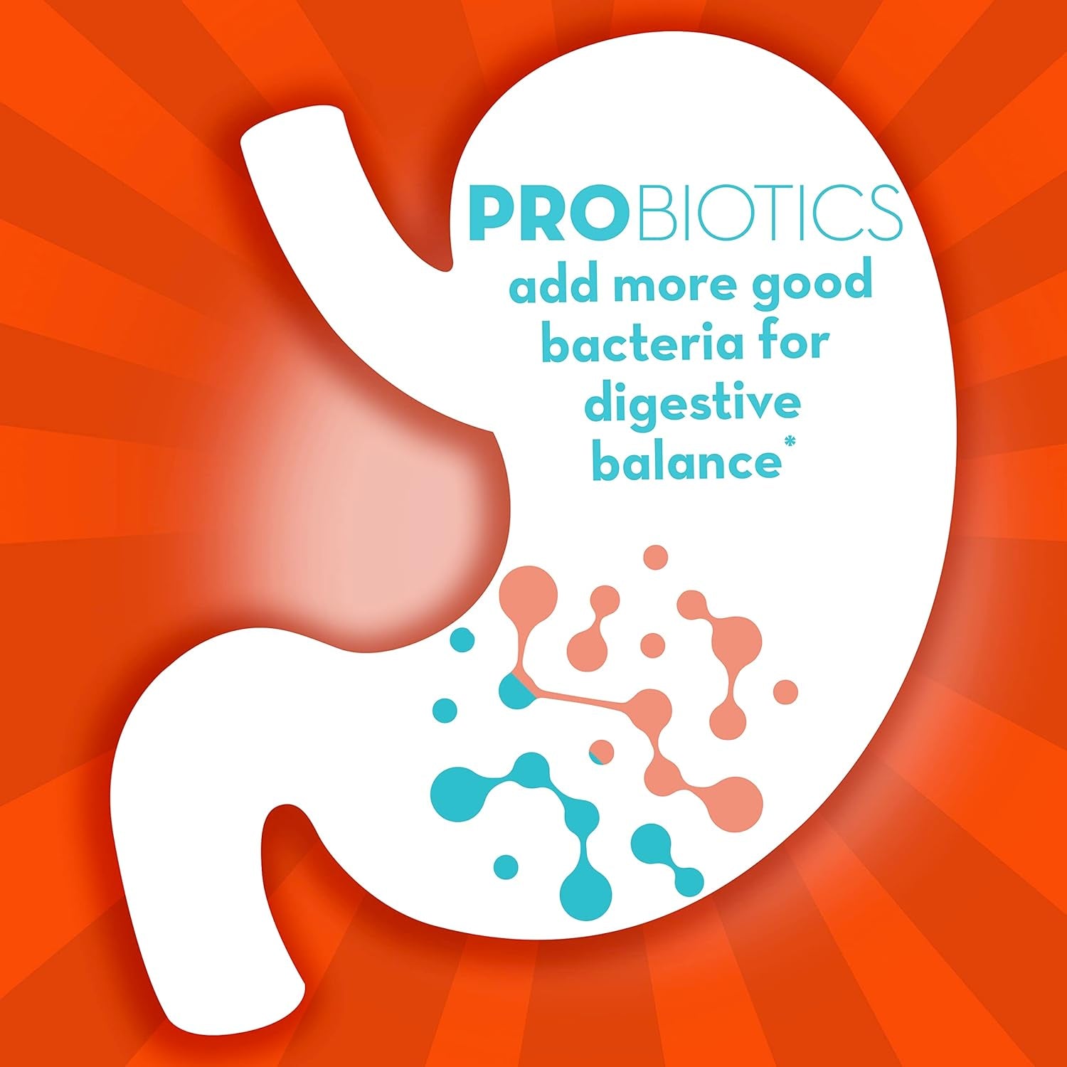 Align Probiotic, Digestive De-Stress, Probiotic with Ashwagandha, Helps with a Healthy Response to Stress, 50 Gummies