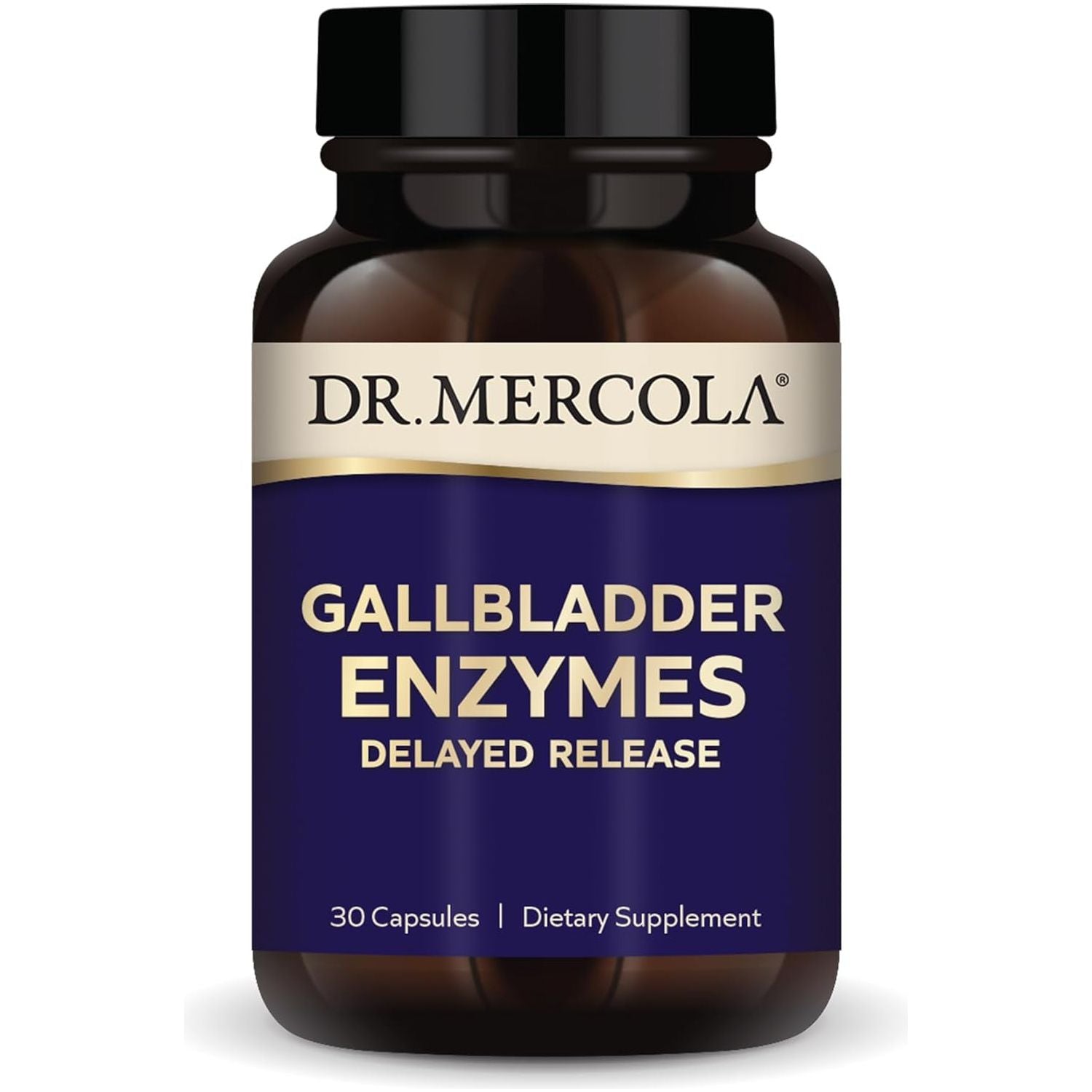 Dr. Mercola Gallbladder Enzymes, 30 Servings (30 Capsules), Dietary Supplement, Supports Digestive Health, Non GMO