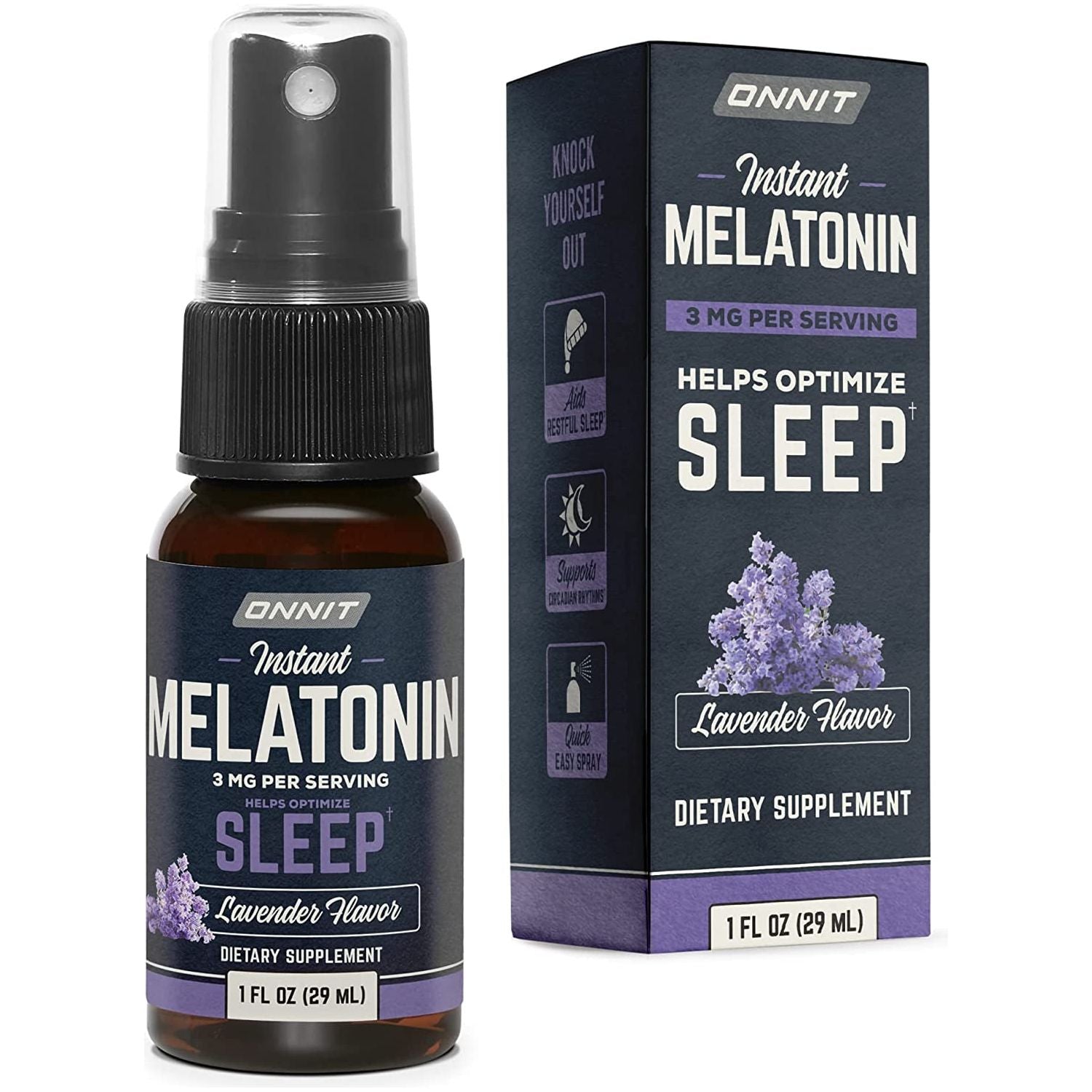 ONNIT Melatonin Instant Mist Liquid Sleep Aid Spray