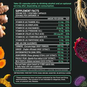 Super Recovery Capsules for Post Celebration and Morning Relief (14 Servings)