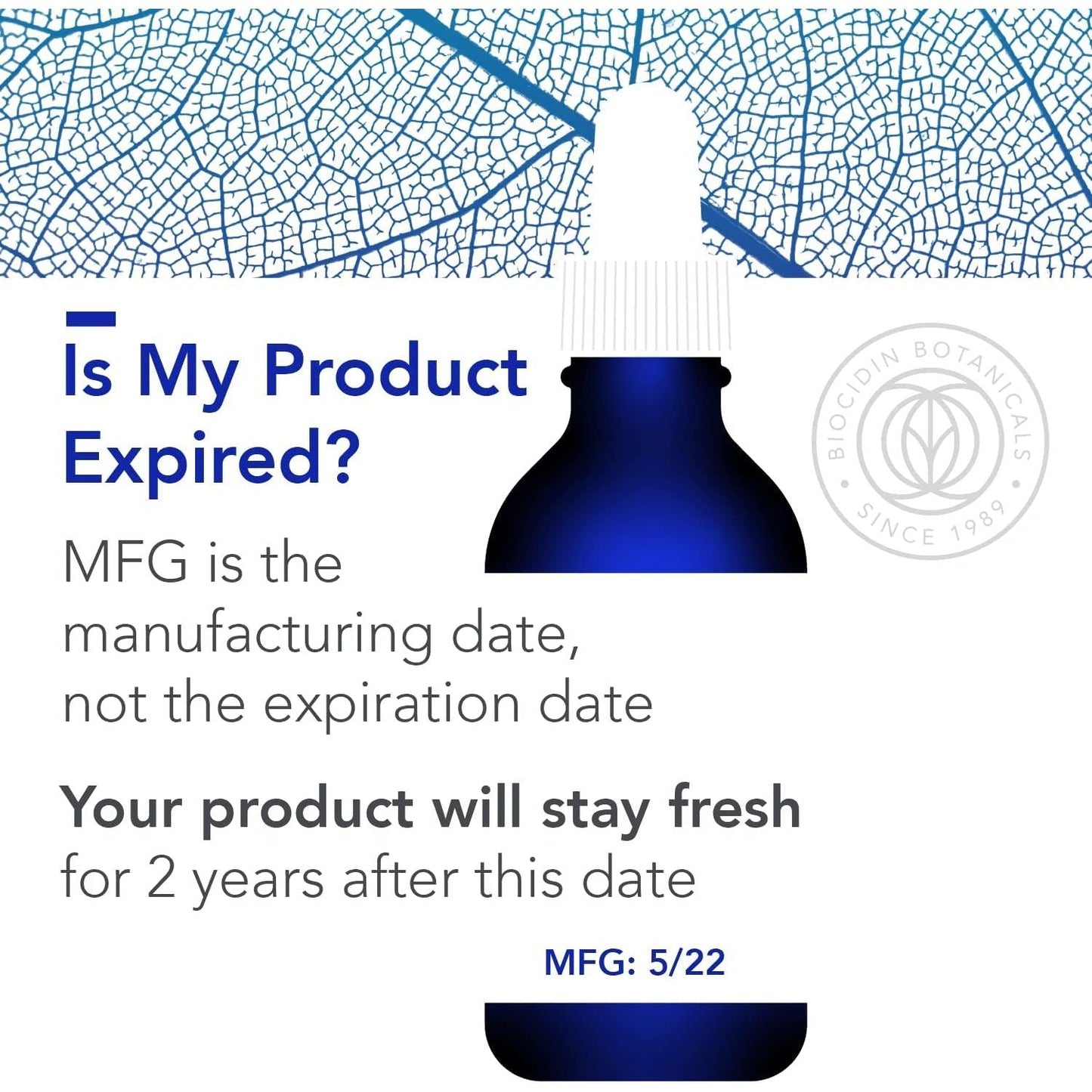 Bio-Botanical Research Biocidin Gut Cleanse + Digestive Health Formula - LSF Liposomal Liquid - Biofilm Disruptor with 18 Herbal Gut Health Supplements - Bioavailable for Optimal Absorption (50 Ml)