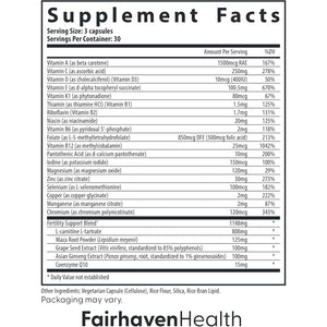 Fairhaven Health Fertilaid for Men | Male Fertility Support Includes L-Carnitine, Zinc, and Folate | 90 Capsules