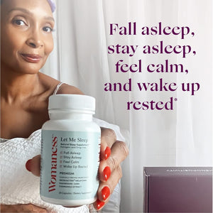 Womaness Let Me Sleep Supplement - Nighttime Sleeping Aid for Women (30 Capsules)