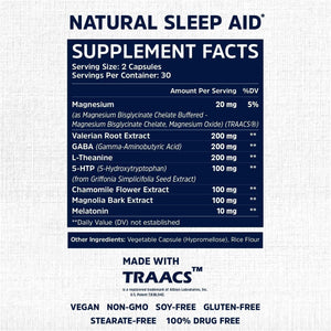 SLEEP FAIRY Natural Sleep Aid | Herbal Sleeping Pills | Vegan Capsules