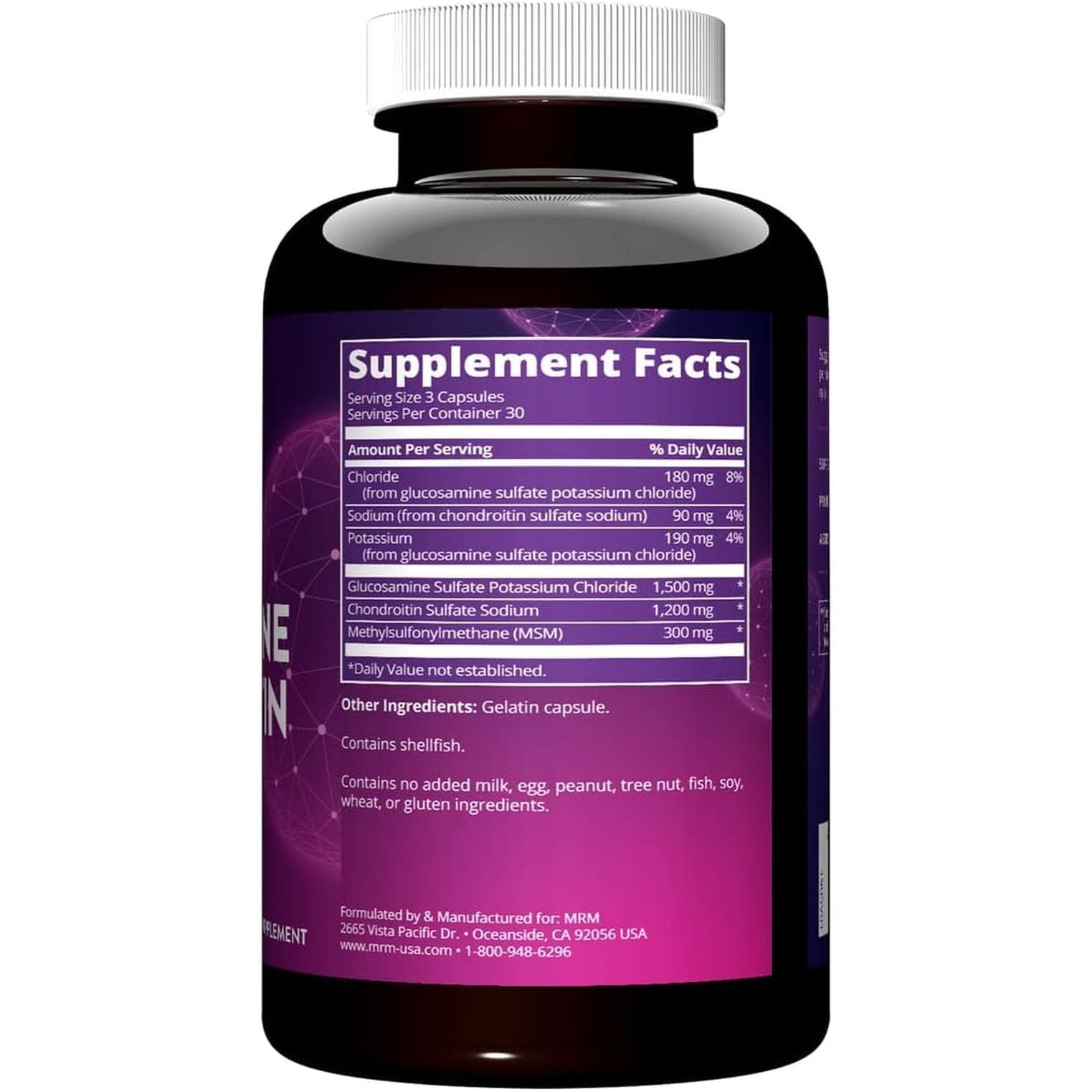 MRM - Glucosamine Chondroitin MSM | 90 Capsules