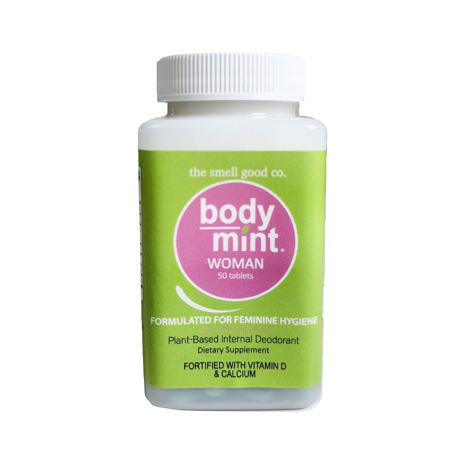 Woman | Chlorophyll Deodorizing Supplement for Full Body Feminine Hygiene & Freshness 50 Tabs