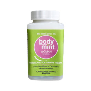 Woman | Chlorophyll Deodorizing Supplement for Full Body Feminine Hygiene & Freshness 50 Tabs