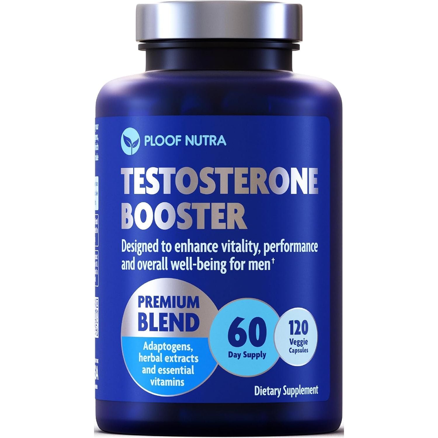 Testosterone Booster Supplement for Men - Male Enhancing Test Boost - 120Ct