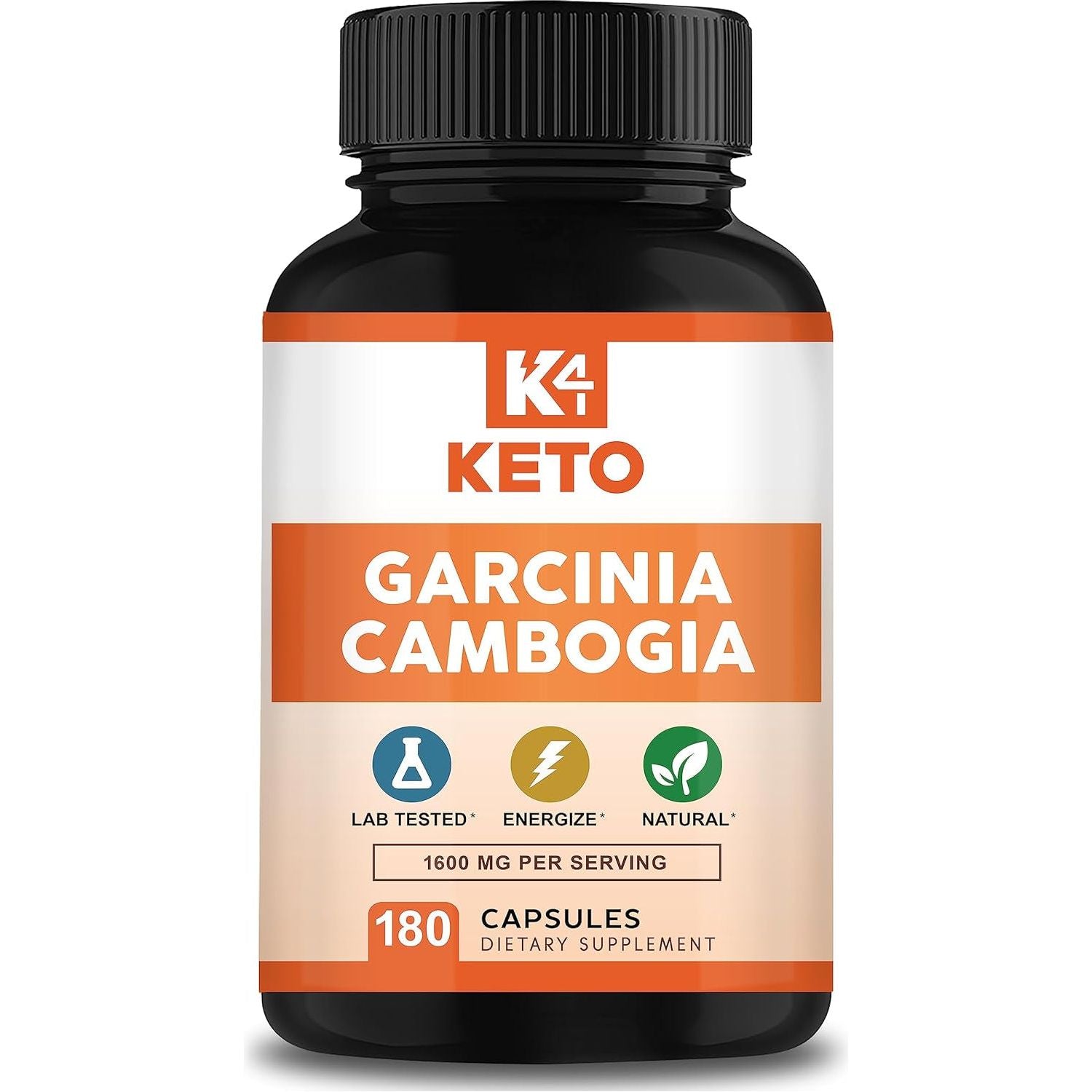 Garcinia Cambogia 1600 Mg (180 Capsules) - Pure Natural Extract Supplement Pills