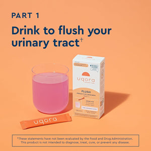 Uqora Complete Regimen with Flush, Defend & Promote - Urinary Tract Support with D-Mannose, Vitamin C, Green Tea Extract, Probiotics & More - Comprehensive Bladder Health Support* - 3-Part Bundle