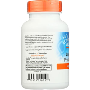 Doctors Best Comprehensive Prostate Formula, Supports Prostate Health, 120 Veggie Caps