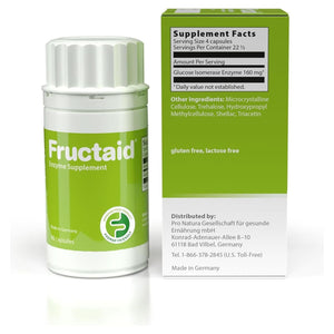 Enzyme Supplement – Fruit Juices, Soft Drinks, and Sweets Again, Dietary Supplement 90 Capsules