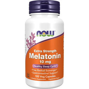 NOW Foods Supplements Melatonin Extra Strength 10 Mg 100 Capsules