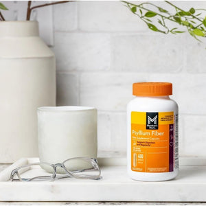 Member'S Mark 100% Natural Psyllium Husk Fiber Capsules, Digestive Health, 400 Count