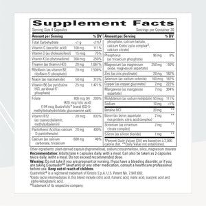 Integrative Therapeutics Osteoprime Forte - Bone Health Support with 5 Types of Calcium - 120 Capsules