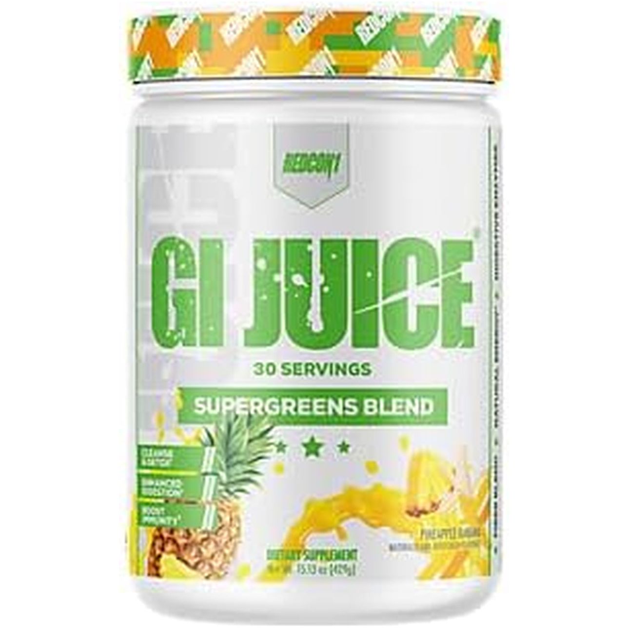 REDCON1 GI Juice - Sugar Free Greens Blend + Digestive Enzymes for Gut Health (30 Servings)