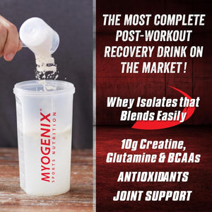 MYOGENIX Aftershock Post Workout, Muscle Growth Whey Protein Powder - Pina Colada 3 LBS