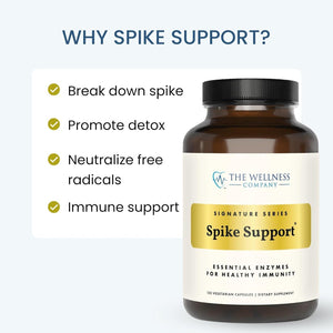 The Wellness Company Spike Support with Nattokinase 120 Count