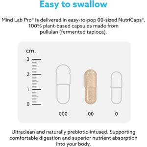 Mind Lab Pro® Universal Nootropic™ Brain Booster Supplement for Focus, Memory, Clarity, Energy - 60 Capsules