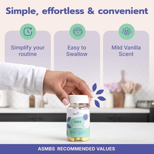 Just One - Once Daily Bariatric Multivitamin with Iron, 90 Count for Gastric Sleeve and Gastric Bypass.