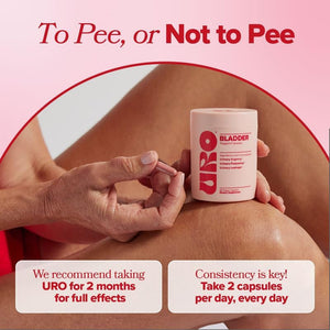 O Positiv URO Bladder Control Supplement with Pumpkin Seed Extract, Soy Germ Extract, Saw Palmetto, 30 Servings