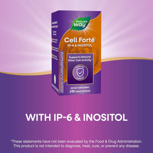 Nature'S Way Cell Forté IP-6 & Inositol, Supports Natural Killer Cell Activity*, Immune Support*, 240 Capsules
