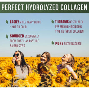 Perfect Supplements – Unflavored Hydrolyzed Collagen Powder for Men and Women 660 Grams