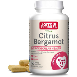 Jarrow Formulas Citrus Bergamot 500 Mg - Antioxidant Support for Cardiovascular & Metabolic Health 120 Servings