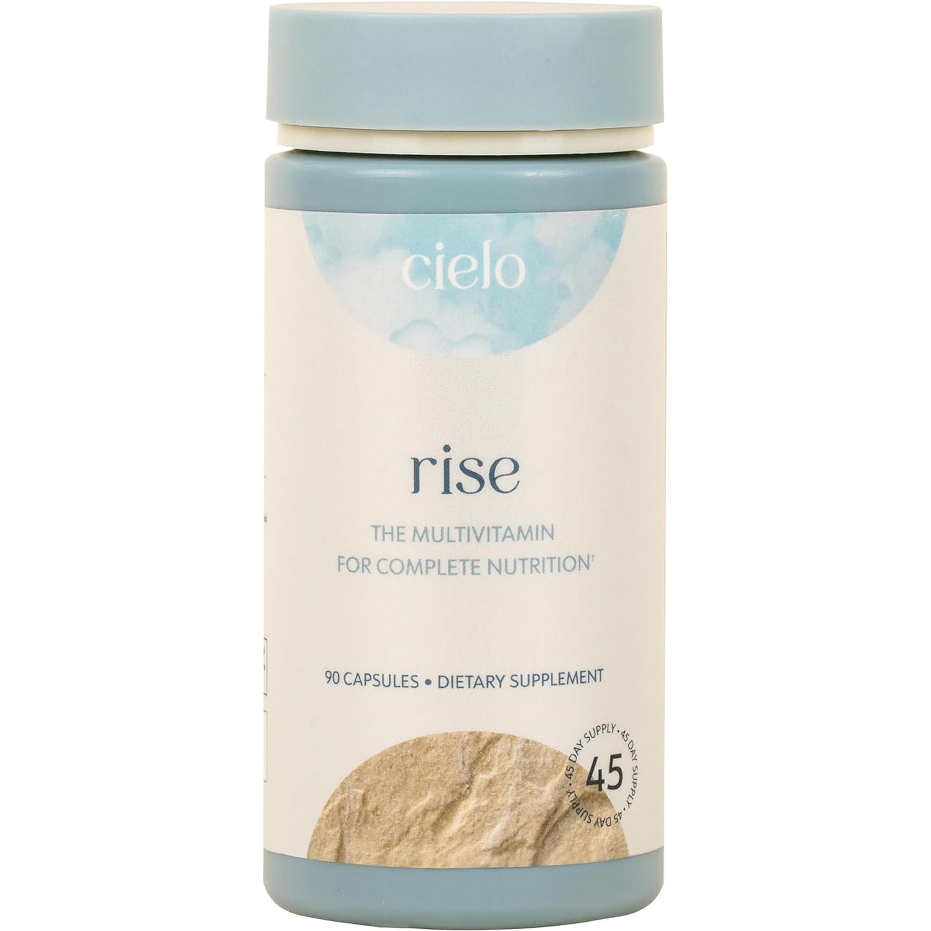 Cielo Rise Multivitamin - Vitamin A, C, D3, E K2, & More - Complete Daily Nutrition (45 Day Supply)